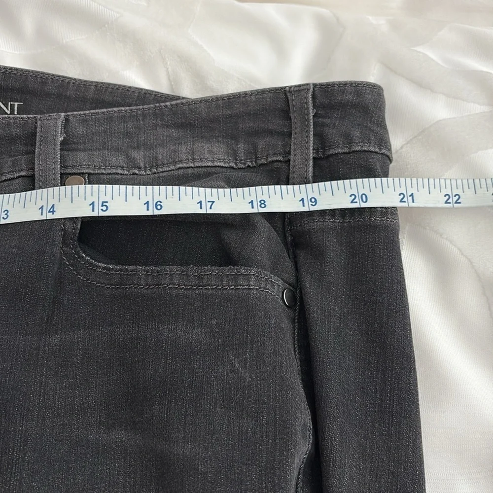 Lane Bryant Black Skinny Jeans with Distressed Hem. Size 24R
Made w/1% Elastane. - Picture 10 of 11